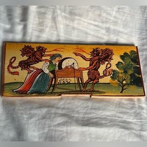 Croatia Handmade Craft EUC